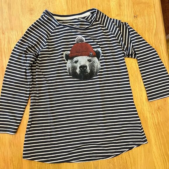 Columbia UnBearable Soft Striped Women’s Tee size medium - Picture 3 of 13